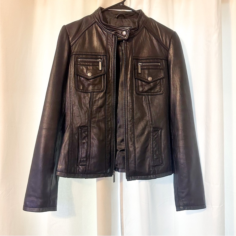 Michael Kors Genuine Leather Jacket